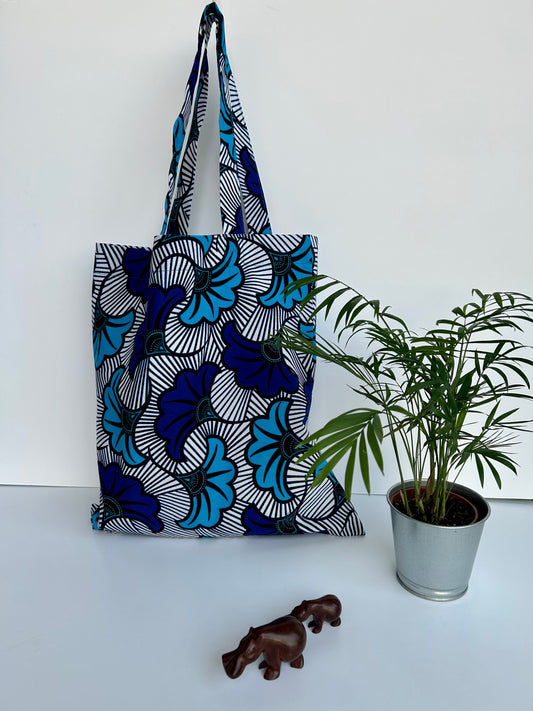 Tote bag - FLEUR DE MARIAGE (Blue Duo)