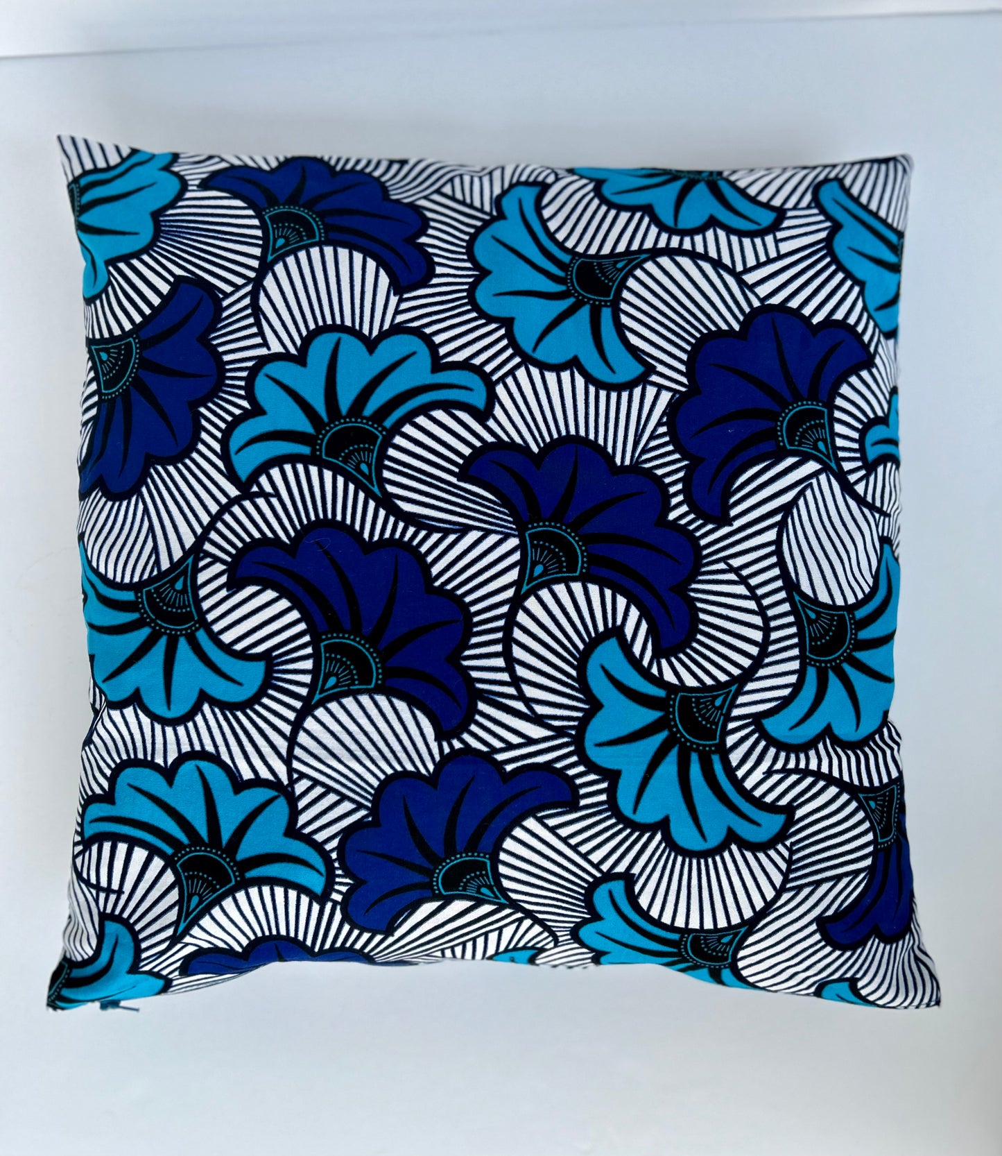 Cushion cover - FLEUR DE MARIAGE (Blue Duo)