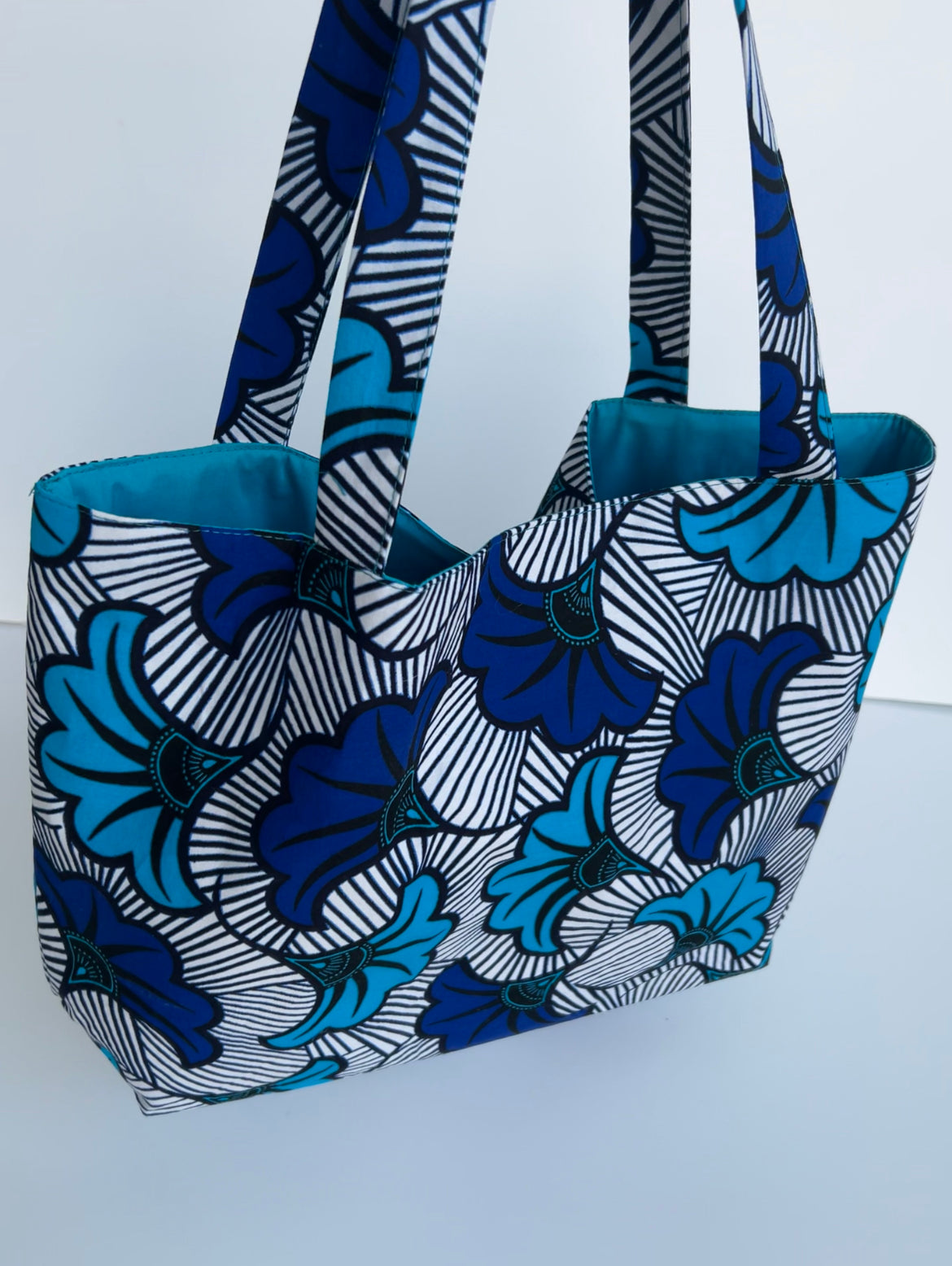 Shopping bag - FLEUR DE MARIAGE (Blue Duo)