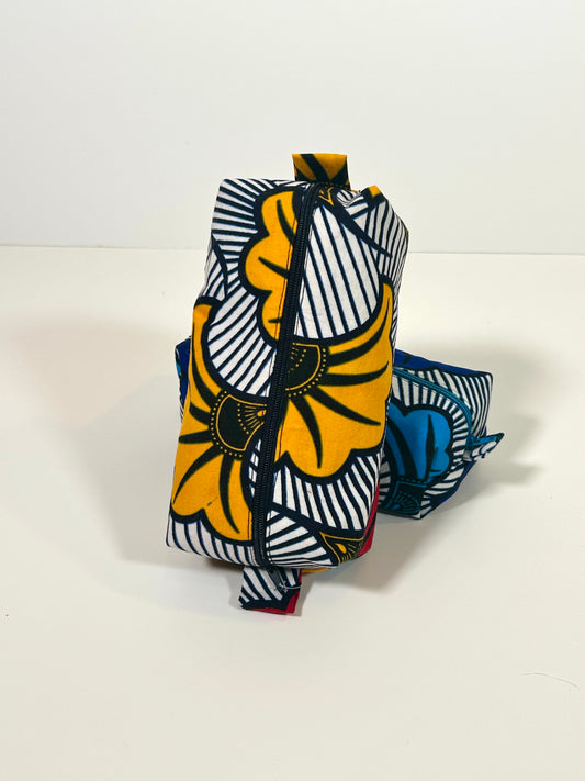 Make-up tas - FLEUR DE MARIAGE (Yellow/Red)