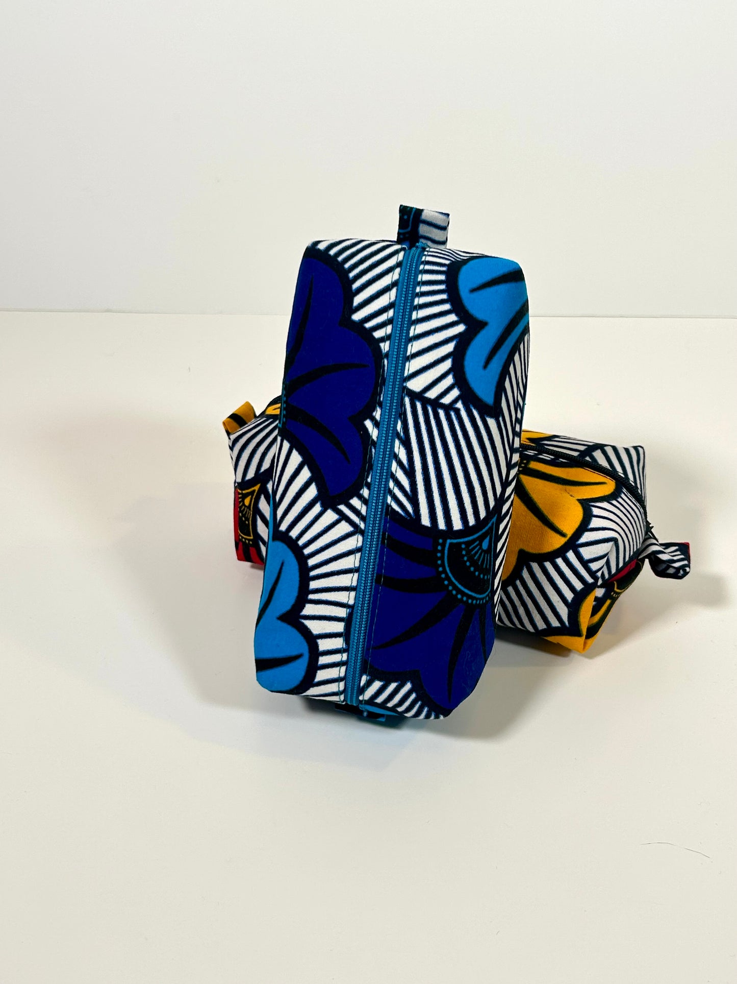 Make-up tas - FLEUR DE MARIAGE (Blue Duo)