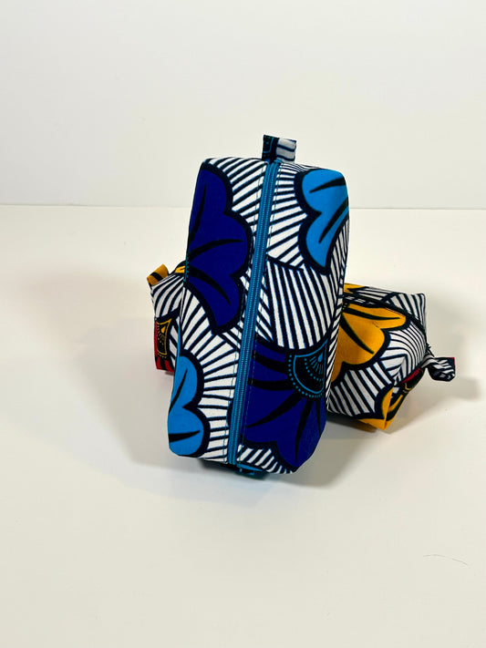 Make-up tas - FLEUR DE MARIAGE (Blue Duo)