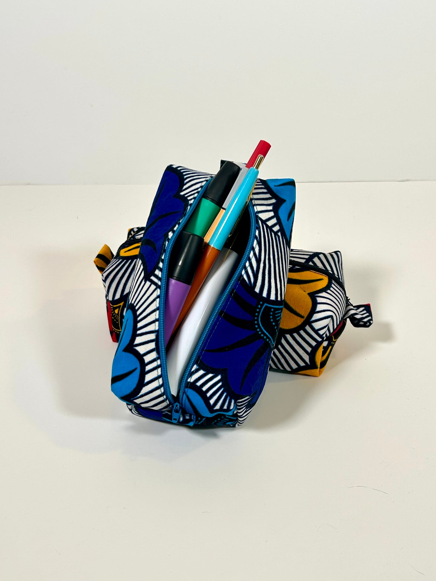 Make-up tas - FLEUR DE MARIAGE (Blue Duo)