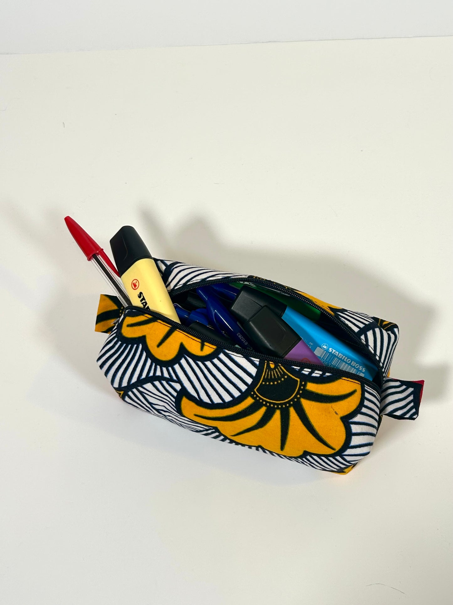 Make-up tas - FLEUR DE MARIAGE (Yellow/Red)
