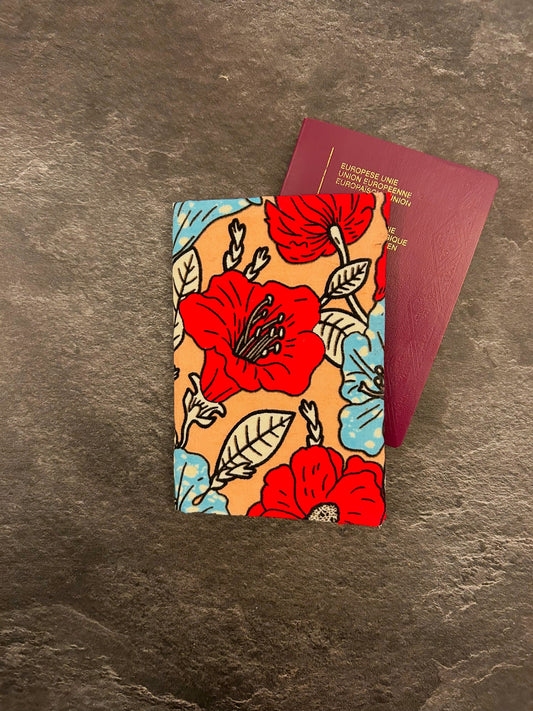 Passport holder - COQUELICOT